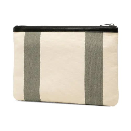 Pre-owned Striped Zip Pouch - Saint Laurent Vintage - Modalova