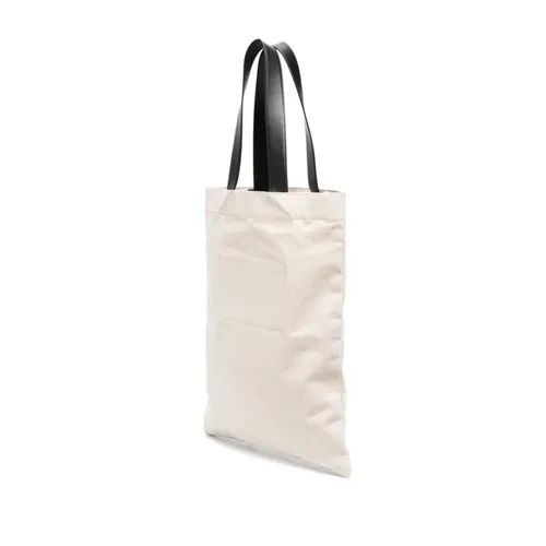 White Canvas Tote Bag - Jil Sander - Modalova