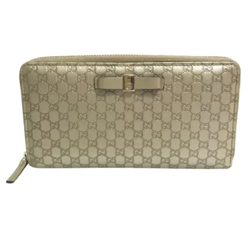 Pre-owned Leather wallets - Gucci Vintage - Modalova