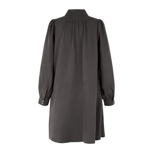 Convertible Mini Shirt Dress - Samsøe Samsøe - Modalova