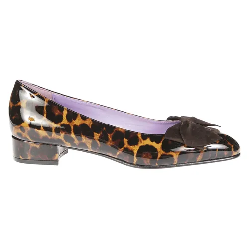 Leopard Suede Loafers - Carel - Modalova