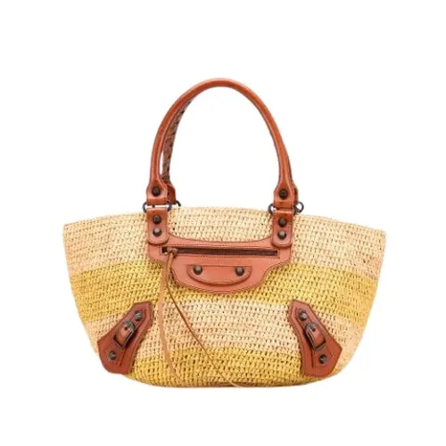 Pre-owned Raffia Tote - Balenciaga Vintage - Modalova