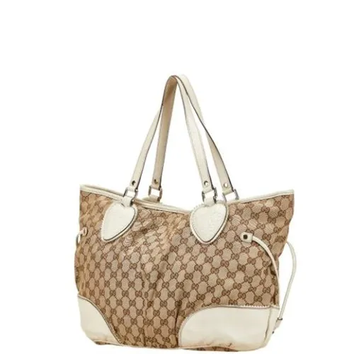 Pre-owned Canvas Tote Bag - Gucci Vintage - Modalova