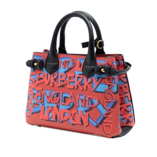 Pre-owned Vintage Leather Tote - Burberry Vintage - Modalova
