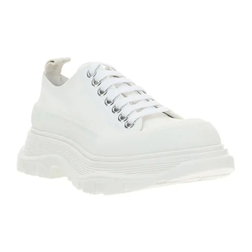 Canvas Tread Slick Sneakers - Alexander McQueen - Modalova