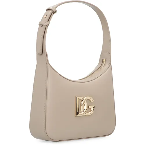 Leather Shoulder Bag - Dolce & Gabbana - Modalova