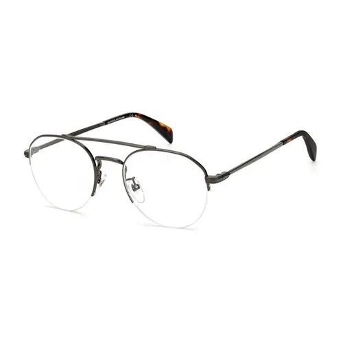 Reloj de Pulsera de Metal Moderno con Esfera Oscura - Eyewear by David Beckham - Modalova