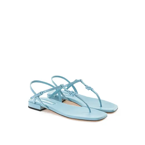 T-Style Flat Sandals - Miu Miu - Modalova