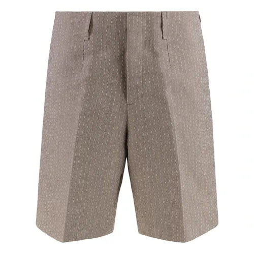 Bermuda con puntadas - Fendi - Modalova