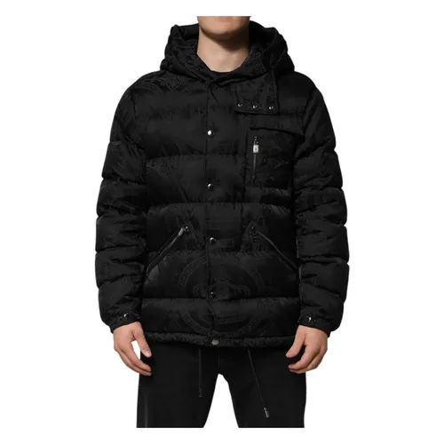 Quilted Puffer Hooded Jacket - Dolce & Gabbana - Modalova