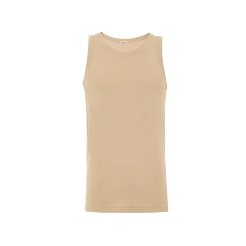 Beige Cotton Tank Top - Jil Sander - Modalova