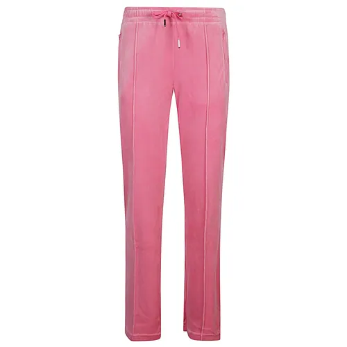 Pink Logo Tracksuit Trousers - Juicy Couture - Modalova