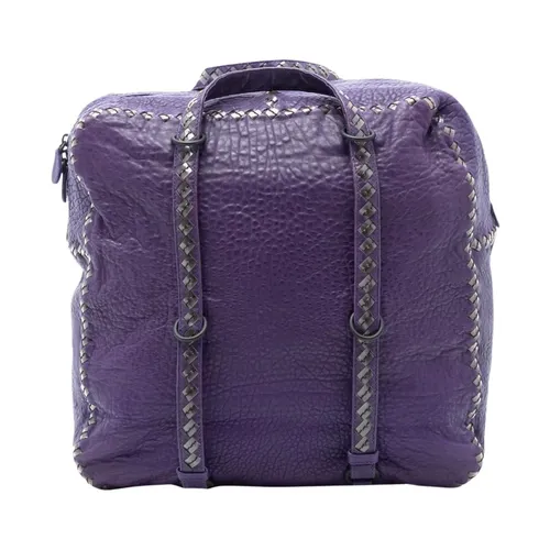 Pre-owned Leather Duffel Bag - Bottega Veneta Vintage - Modalova
