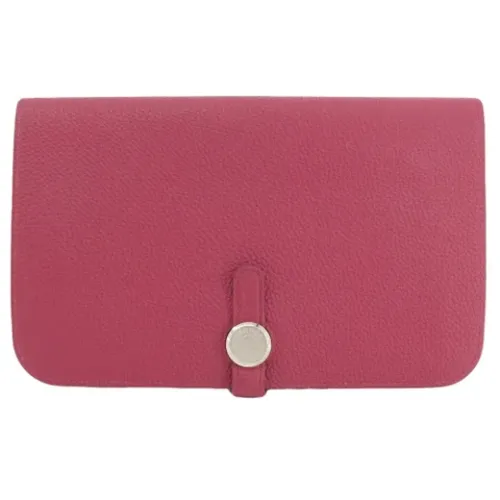 Pre-owned Leather wallets - Hermès Vintage - Modalova