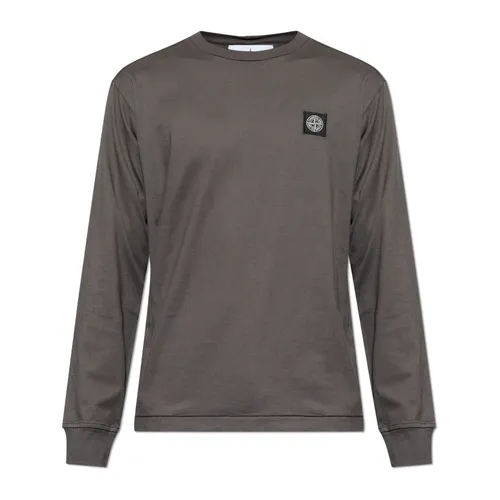 T-shirt a maniche lunghe - Stone Island - Modalova