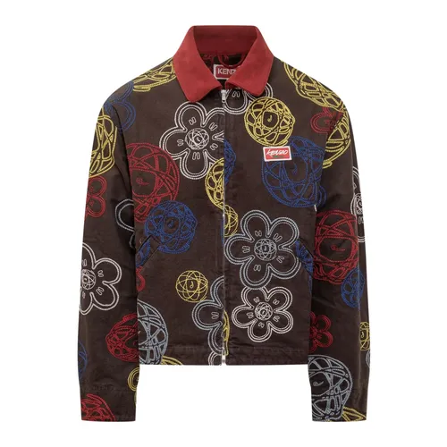 Futura Zip Up Utility Jacket - Kenzo - Modalova