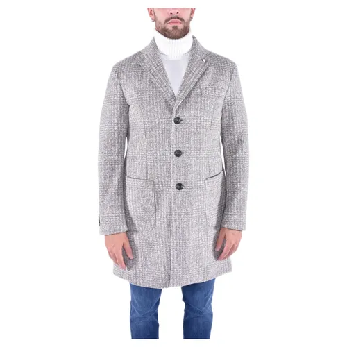 Wool Microfantasy Tailored Coat - L.b.m. 1911 - Modalova