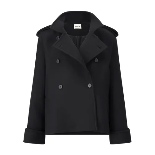 Structured Wool Blend Coat - Khaite - Modalova