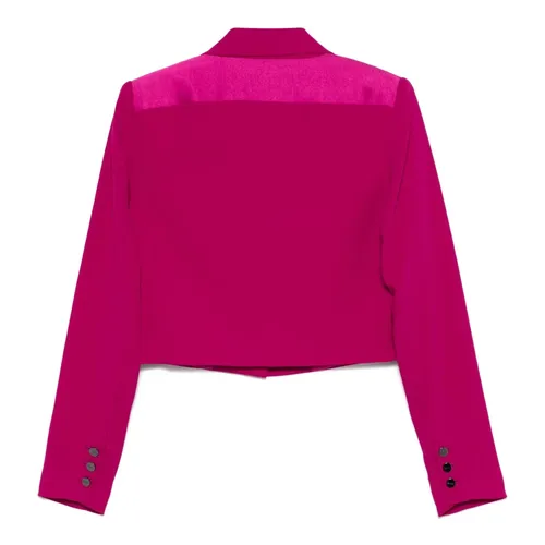 Cropped Two-Button Blazer - Dkny - Modalova