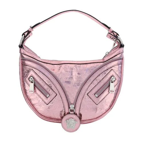 Repeat Hobo Shoulder Bag - Versace - Modalova