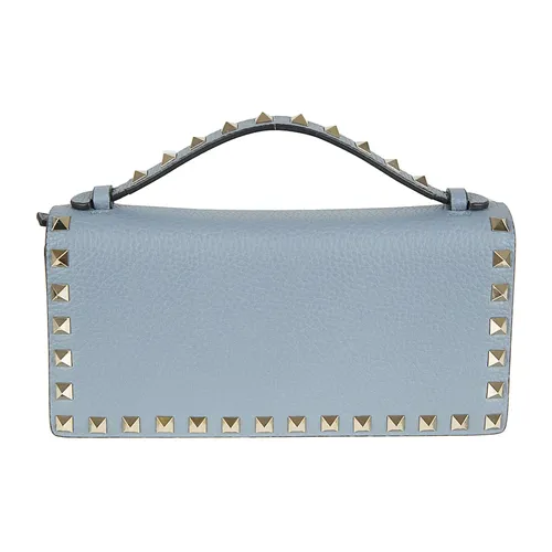 Rockstud Wallet With Chain - Valentino Garavani - Modalova