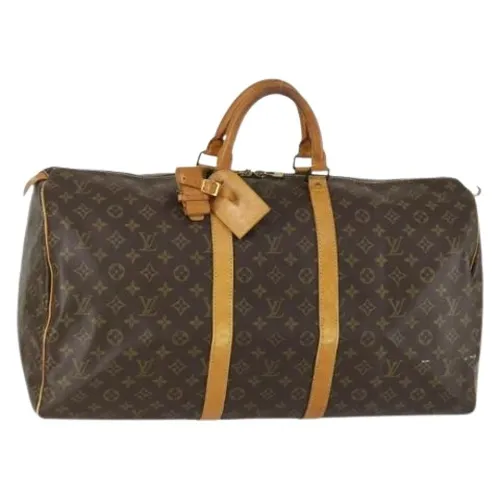 Pre-owned Canvas Weekend Bag - Louis Vuitton Vintage - Modalova