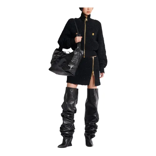 Tweed bomber jacket - Balmain - Modalova