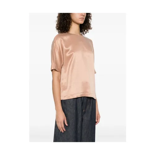 Beige Crew Neck Shirt - Giorgio Armani - Modalova