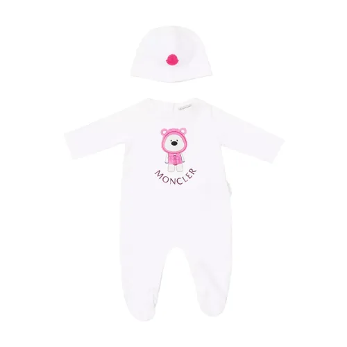 White bear pajamas with cap - Moncler - Modalova