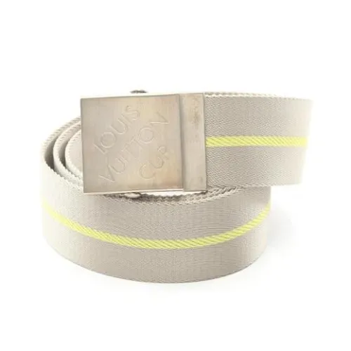 Pre-owned Vintage Canvas Belt - Louis Vuitton Vintage - Modalova