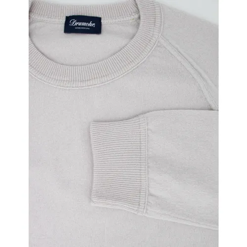 Cashmere Ribbed Sweatshirt for Men - Drumohr - Modalova