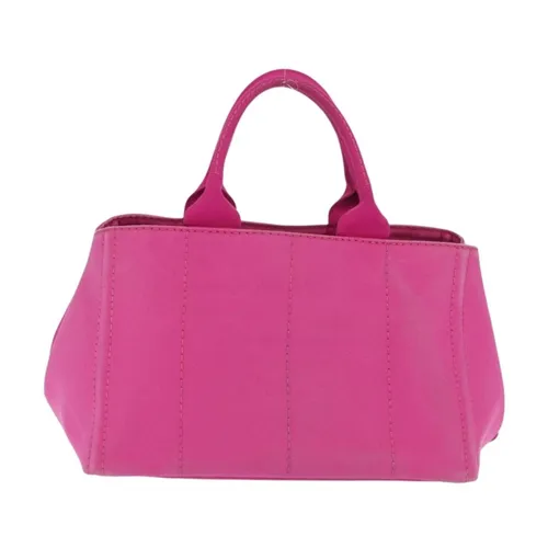 Pre-owned Vintage Canvas Tote Bag - Prada Vintage - Modalova