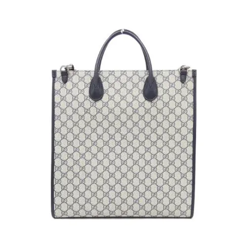 Pre-owned Canvas Tote Bag - Gucci Vintage - Modalova