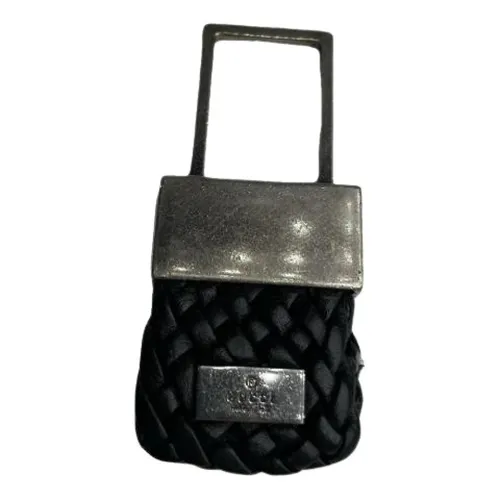 Pre-owned Leather Key Holder - Gucci Vintage - Modalova
