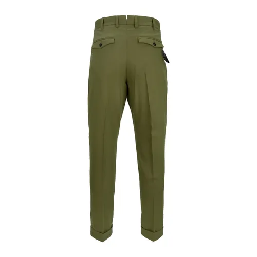 Men's Wool Blend Pants with Button, Zipper, Hook - PT Torino - Modalova
