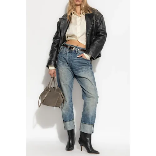 Jeans con risvolti - R13 - Modalova
