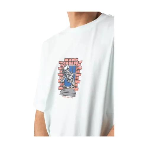 Skull Window Tee Hint of Mint - Vans - Modalova