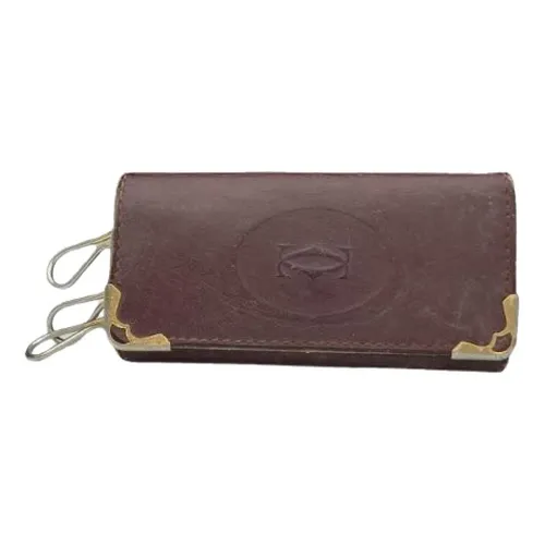 Pre-owned Leather Key-holder - Cartier Vintage - Modalova