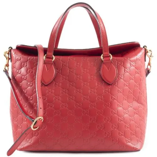Pre-owned Leather Vintage Handbag - Gucci Vintage - Modalova