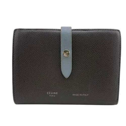 Pre-owned Leather Wallet - Celine Vintage - Modalova