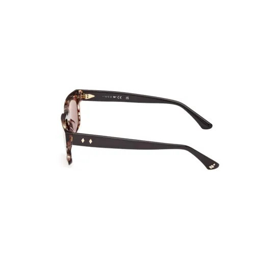 Stylish Sunglasses Brown Dark Rectangular - WEB Eyewear - Modalova