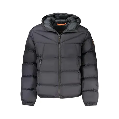 Polyamide Jacket with Zip Closure and Multiple Pockets - Napapijri - Modalova