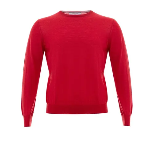 Red Wool Sweater for Men - Gran Sasso - Modalova