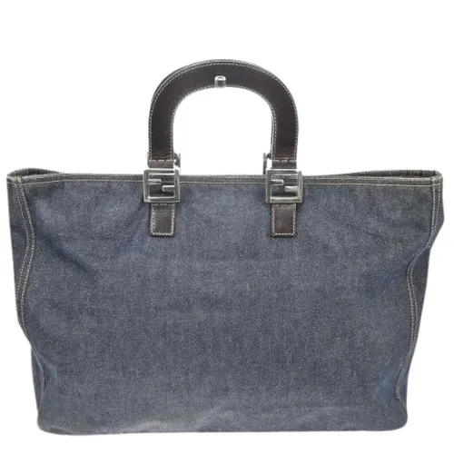 Pre-owned Denim Tote Bag - Fendi Vintage - Modalova