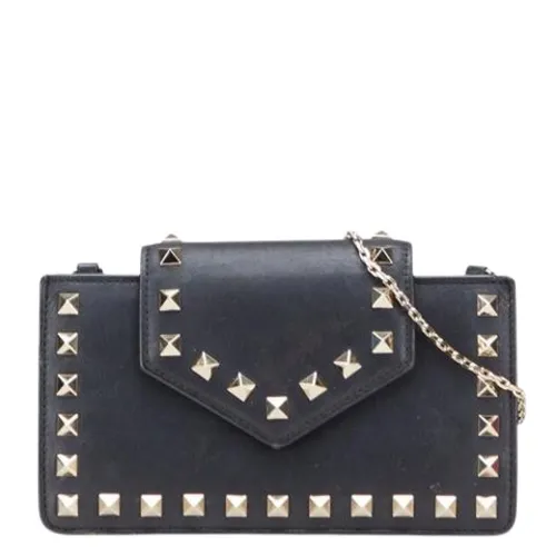 Pre-owned Leather Shoulder Bag - Valentino Vintage - Modalova