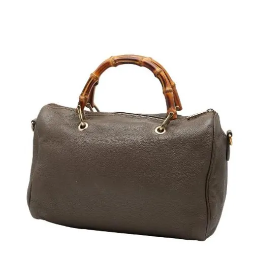Pre-owned Leather Handbag - Gucci Vintage - Modalova