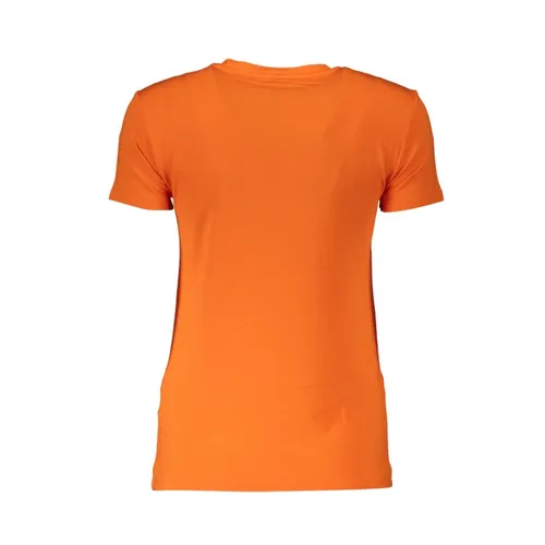Elegant Orange Rhinestone Tee - Patrizia Pepe - Modalova