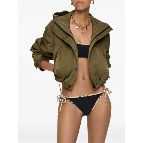 Check Bikini Bottoms - Burberry - Modalova