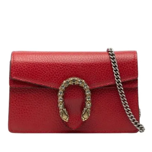 Pre-owned Leather Mini Bag - Gucci Vintage - Modalova