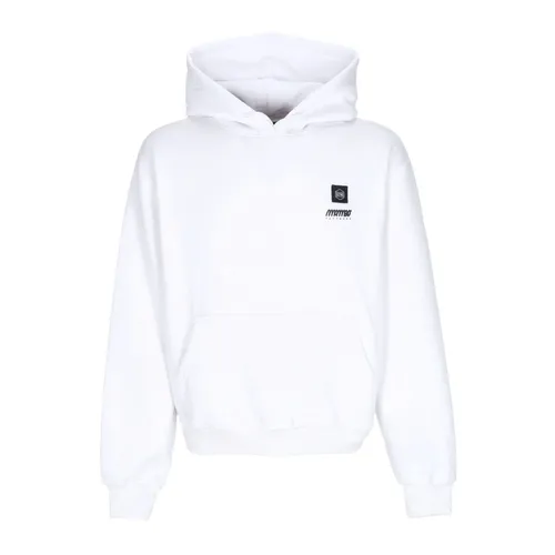 White Mambo Mix Hoodie with Kangaroo Pocket - Dolly Noire - Modalova
